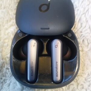 Anker Soundcore Earbuds in Black and Silver